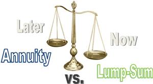 Lump Sum vs Annuity Scale